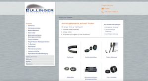 Homepage Bullinger Antriebstechnik